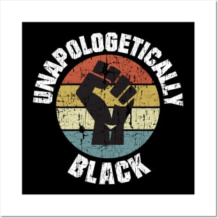 Unapologetically Black History Month Fist Posters and Art